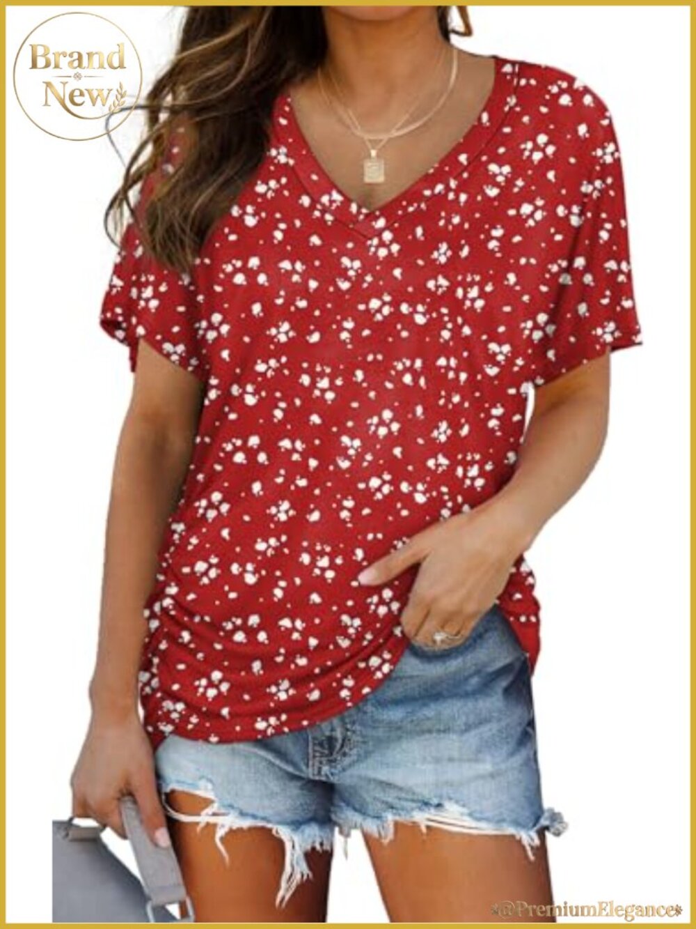 Womens Dolman T-Shirt Short Sleeve Side Shirring Loose Fit Casual Top
